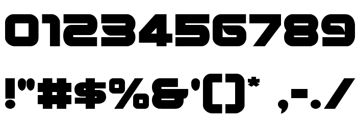 Metronauts Regular Font OTHER CHARS