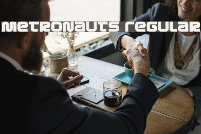 Metronauts Regular Font examples