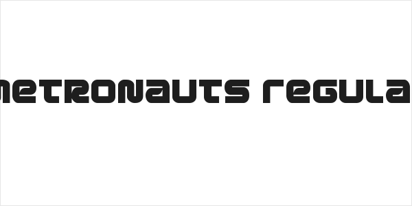 Metronauts Regular Logo