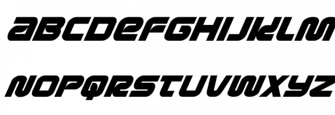 Metronauts Super-Italic फ़ॉन्ट लोअरकेस