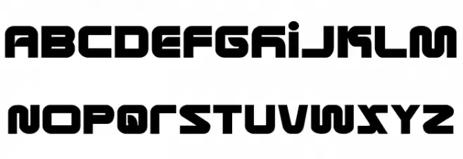 Metronauts Schriftart Groß