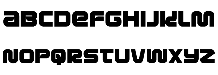 Metronauts Font LOWERCASE