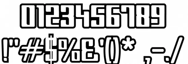 Metrool Font Alte caractere