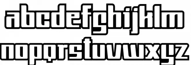 Metrool Font Litere mici