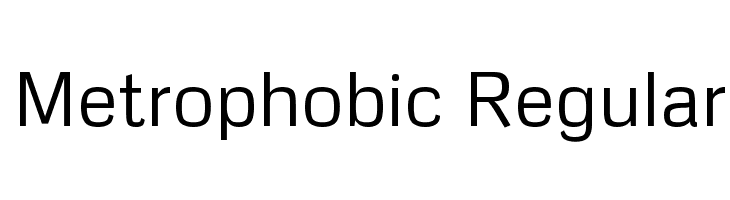 Metrophobic Regular  Fuentes Gratis Descargar