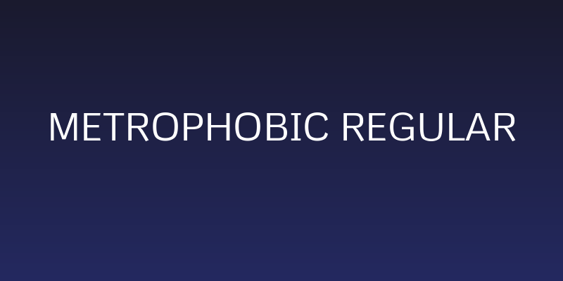 Metrophobic Regular Social Header
