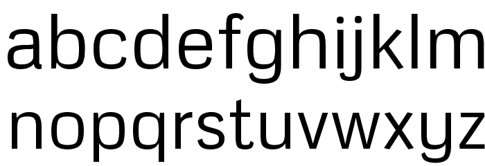 Metrophobic Regular Font LOWERCASE