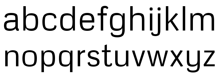 Metrophobic Font LOWERCASE
