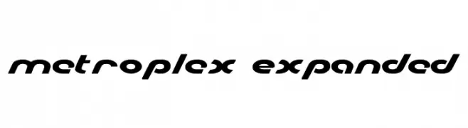 Metroplex Expanded  नि: शुल्क फ़ॉन्ट्स डाउनलोड