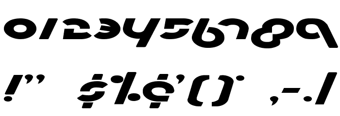 Expanded font