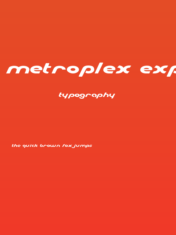 Metroplex Expanded Poster