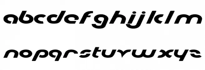 Metroplex Expanded フォント 小文字