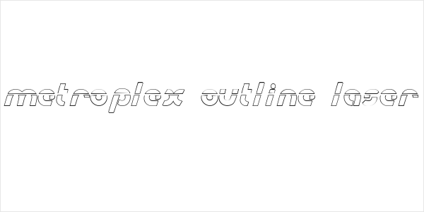 Metroplex Outline Laser Logo