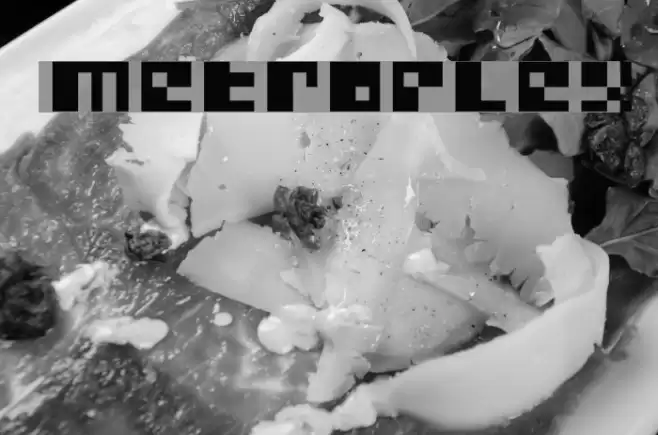 Metroplex Font examples