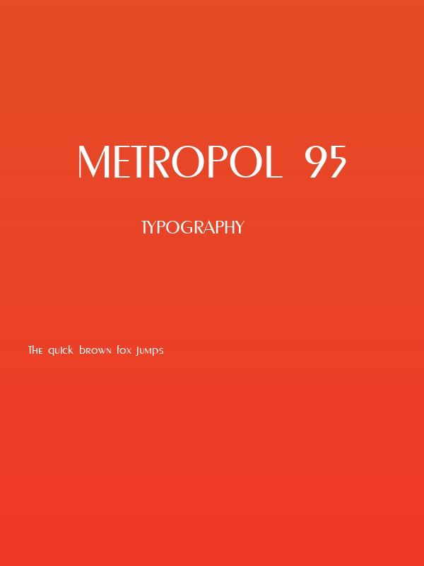 Metropol 95 Poster