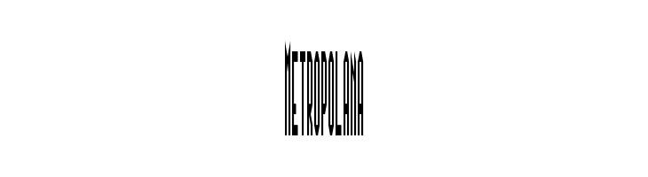 Metropolana  免费字体下载