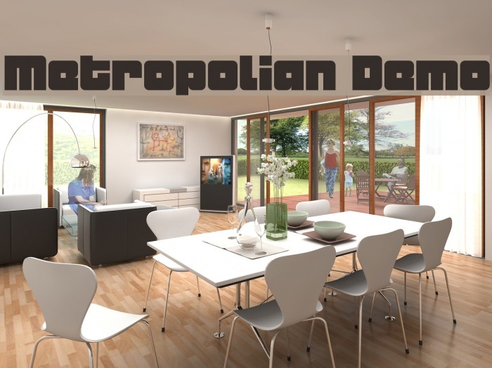 Metropolian Demo Font examples