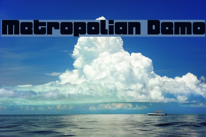Metropolian Demo Font examples