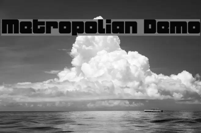 Metropolian Demo Font examples