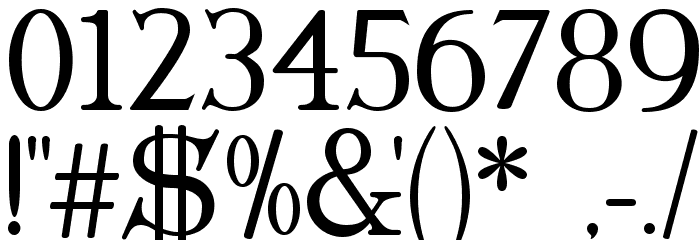 Metropolian Font OTHER CHARS