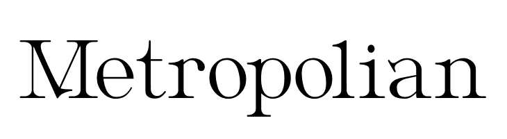 Metropolian  Fuentes Gratis Descargar