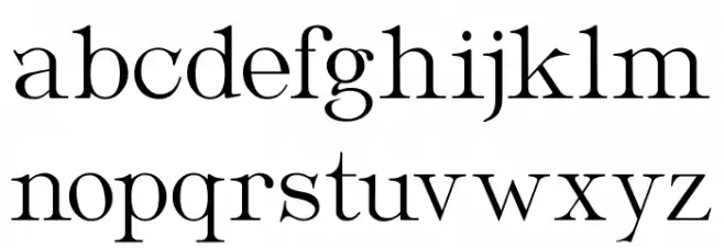 Metropolian Font Litere mici