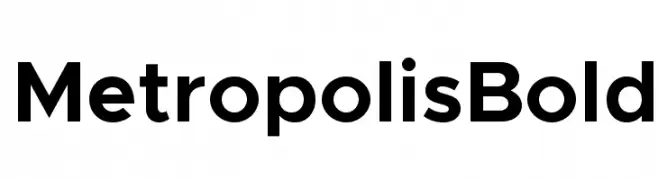 Metropolis Bold  تنزيل الخطوط