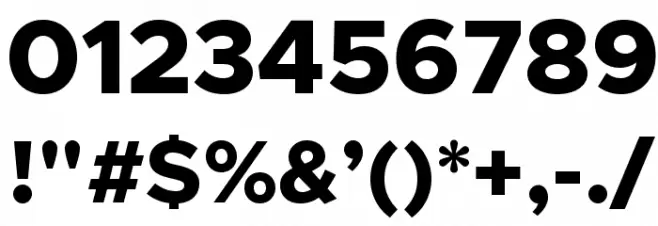 Metropolis-ExtraBold Font OTHER CHARS