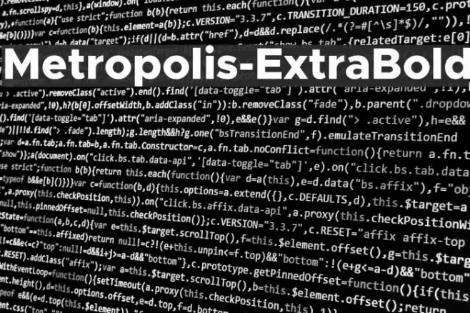 Metropolis-ExtraBold Font examples