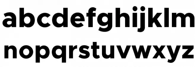 Metropolis-ExtraBold フォント 小文字
