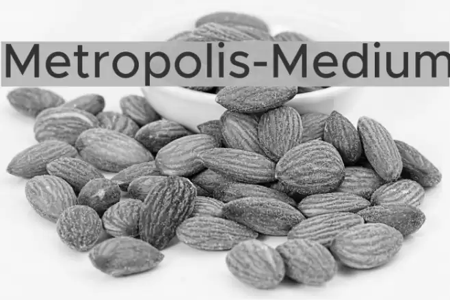 Metropolis-Medium Font examples