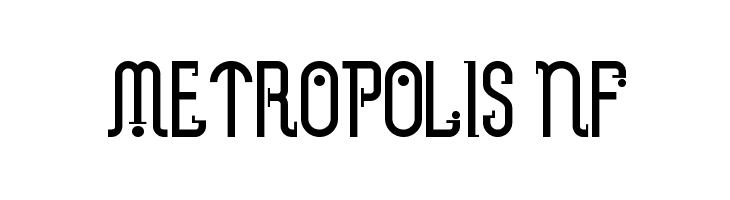 Metropolis NF  Free Fonts Download