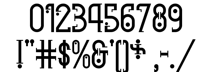 Metropolis NF Font OTHER CHARS