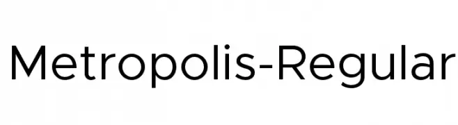 Metropolis-Regular  تنزيل الخطوط