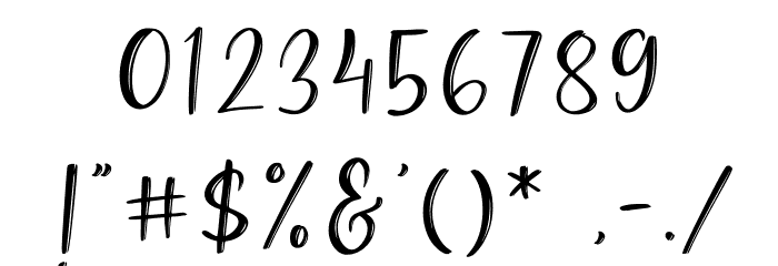 Metropolis Script Font OTHER CHARS