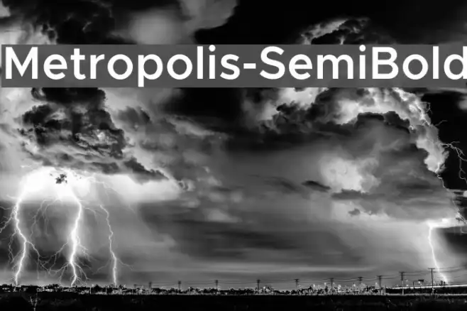 Metropolis-SemiBold Example 1