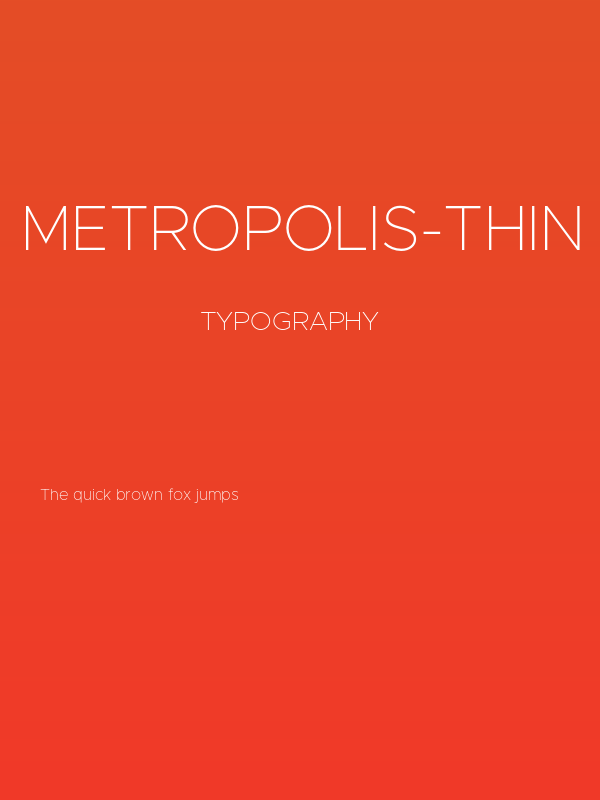 Metropolis-Thin Poster