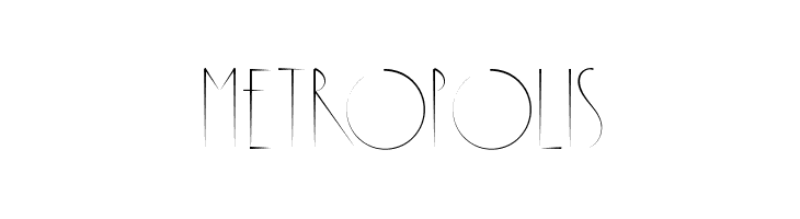 Metropolis  Frei Schriftart Herunterladen