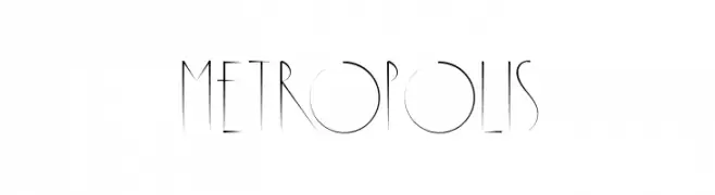 Metropolis  Free Fonts Download