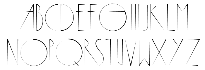 Metropolis Font LOWERCASE