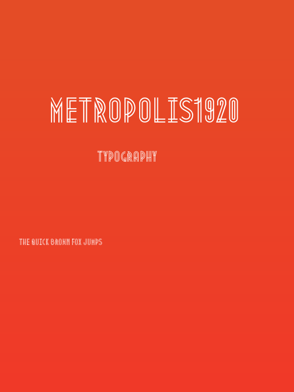 Metropolis1920 Poster