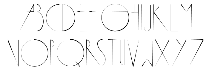 Metropolis Font LOWERCASE
