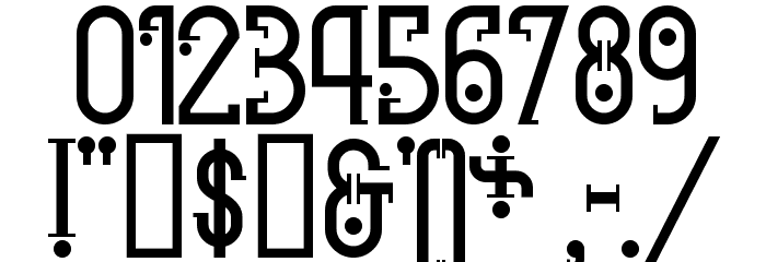 MetropolisNF Font OTHER CHARS