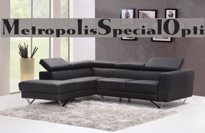 MetropolisSpecialOpti Font examples