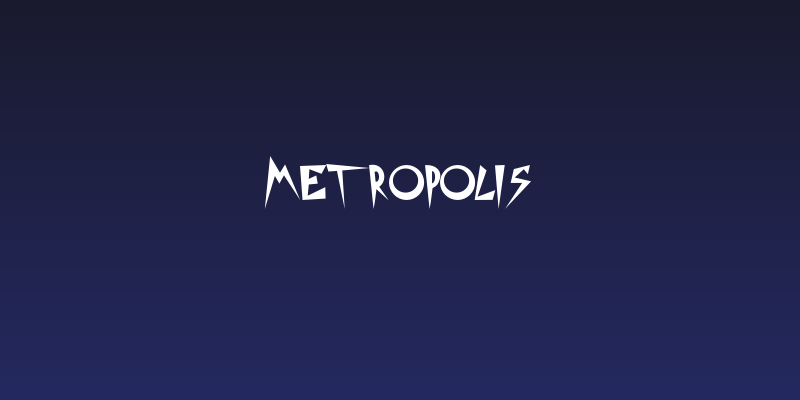 Metropolis Social Header