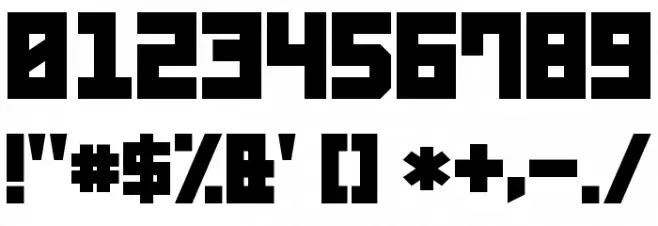 Metropolische Font OTHER CHARS