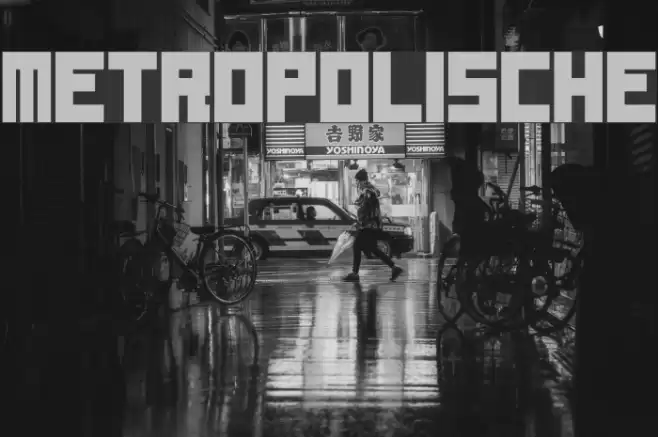 Metropolische Font examples