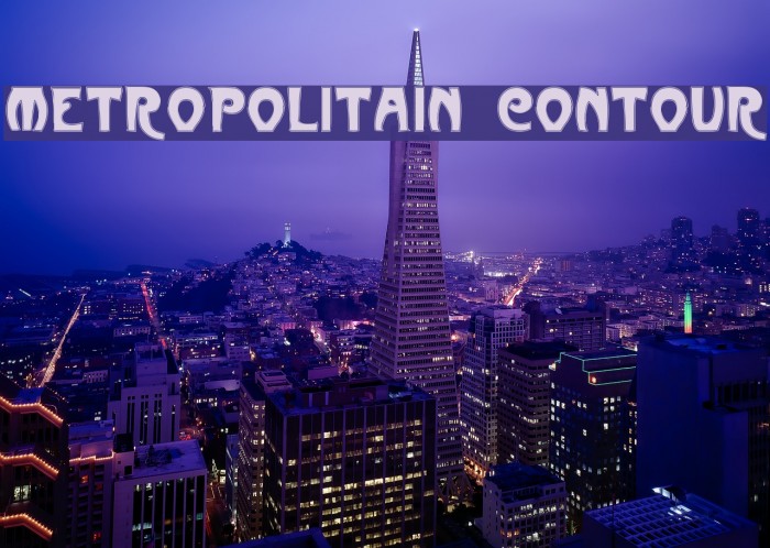 Metropolitain Contour Example 2