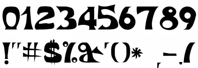 Metropolitain Font OTHER CHARS