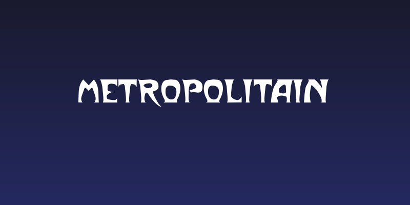 Metropolitain Social Header